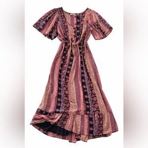 Erika Taylor Boutique Boho Patchwork Cotton Dress – India Made